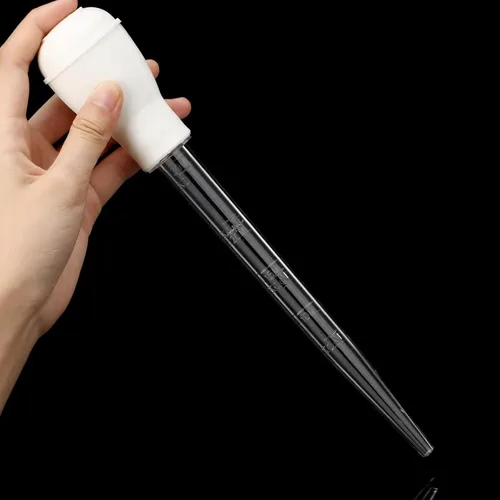 Vista 10 de WEAVERBIRD Cambiador de agua manual para pecera, gotero para acuario, 1.0 fl oz (1.0 fl oz), gotero de pipeta limpio para acuario, removedor de Negro