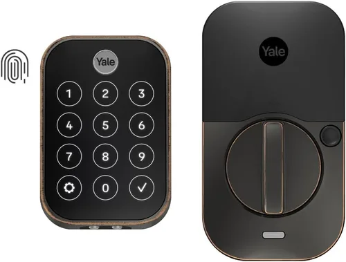 Vista 12 de Yale Assure Lock 2 Touch - Cerradura de puerta de entrada inteligente con llave de níquel satinado con teclado de pantalla táctil conectado