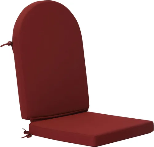 Vista 11 de WestinTrends Adirondack - Cojín para silla mecedora, resistente a la intemperie, con respaldo alto, color beige
