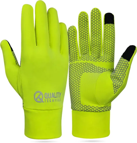 Vista 8 de Guantes de invierno cálidos antideslizantes para pantalla táctil y guantes térmicos de ciclismo para clima frío para hombres y mujeres, ideales