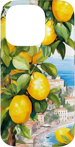 Vista 17 de iPhone 16 Costa de Amalfi con limones de Amalfi del Mar Mediterráneo