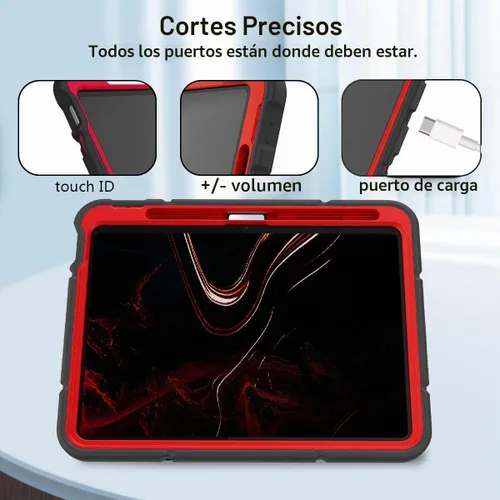 Vista 7 de Grifobes Funda para iPad de 11 pulgadas (A16) 2025 / iPad de 10ª Generación 2022 de 10.9 pulgadas, Cubierta Robusta Resistente a Impactos