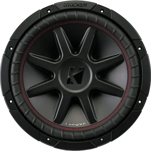 Vista 2 de KICKER 2 subwoofers de alimentación para coche CompVR de 800 vatios de 12 pulgadas y 4 ohmios DVC 43CVR124