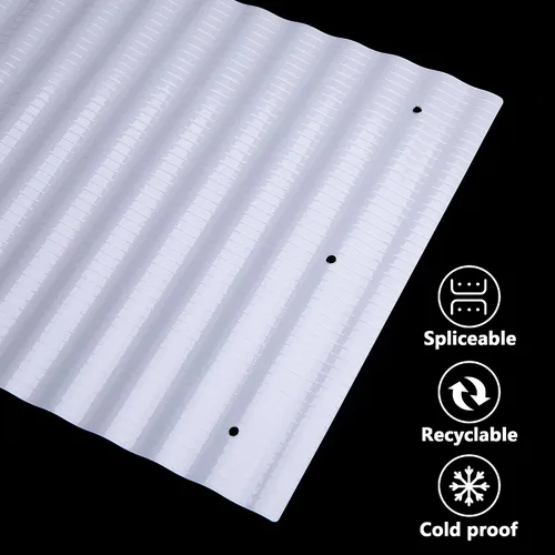 Vista 4 de DECOHS 8 piezas de collar de rosa de invierno, conos de rosa cálidos para plantas conectables a plantas, cubierta protectora de plantas de rosas