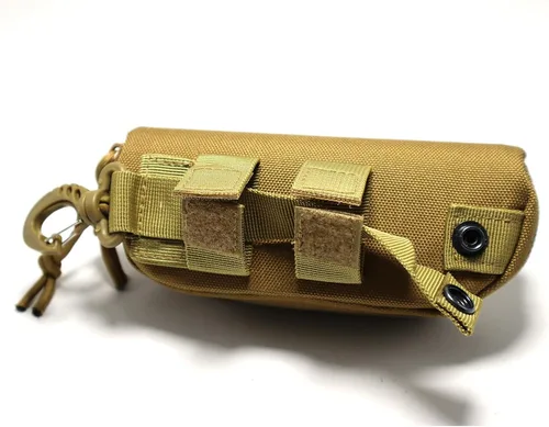 Vista 8 de Tactical Molle Glasses Case Tactical Eyeglasses Case Shockproof Sunglasses Carrying Protective Box with Clip