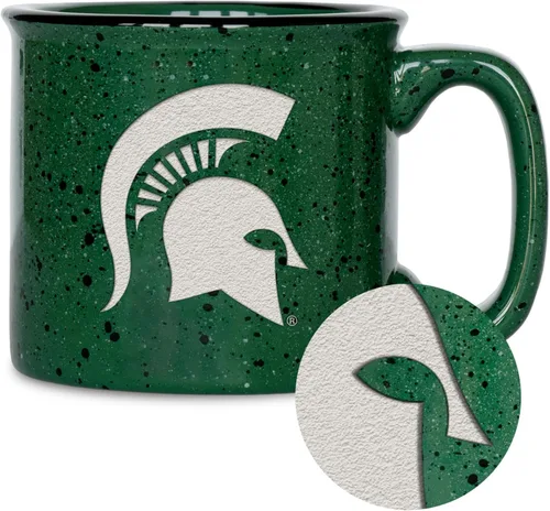 Vista 58 de Rico Industries NCAA Speckle 12oz Laser Engraved Campfire Mug