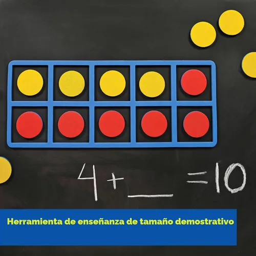 Vista 4 de Learning Advantage 7469 Tablero de espuma magnética gigante con diez marcos (2 unidades).