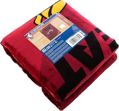 Vista 5 de Northwest NBA Silk Touch - Manta Sherpa de 50 x 60 pulgadas, Miami Heat Velocidad de calor de Miami