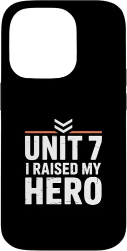 Vista 17 de Unit 7 I Raised My Hero Military Parent Pride Case for iPhone 17
