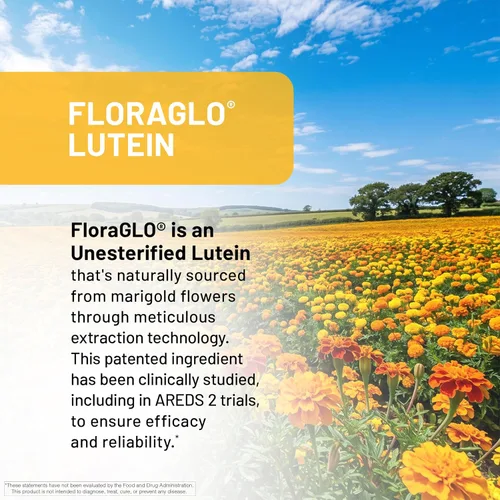 Vista 4 de NatureWise Luteína 10mg con zeaxantina - Hecho con FloraGLO - 120 cápsulas blandas