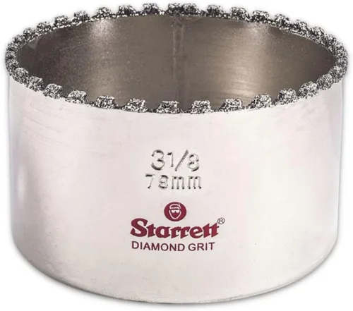 Vista 14 de Starrett KD0100-N - Holesaw de grano de diamante de 1 pulgada