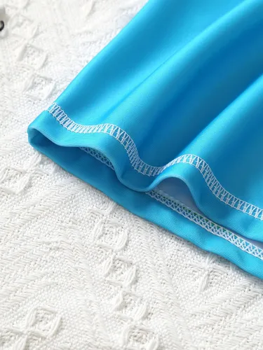 Vista 6 de Hansber Traje de baño de 2 piezas de protección solar UV para niños, 2 piezas