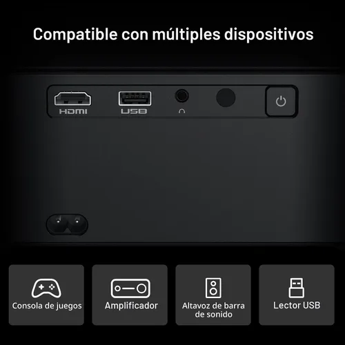 Vista 9 de HAPPRUN Proyector inteligente Full HD con aplicación de transmisión Negro