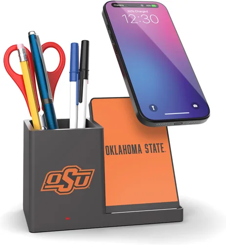 Vista 36 de SOAR NCAA - Soporte de carga inalámbrico unisex para teléfono celular y organizador de escritorio Color del