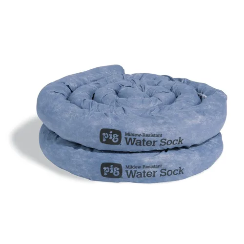 Vista 10 de PIG Calcetín absorbente resistente al moho Serpiente absorbente de agua 3 pulgadas de ancho x 10 pies de largo Absorción de 2.5 galones