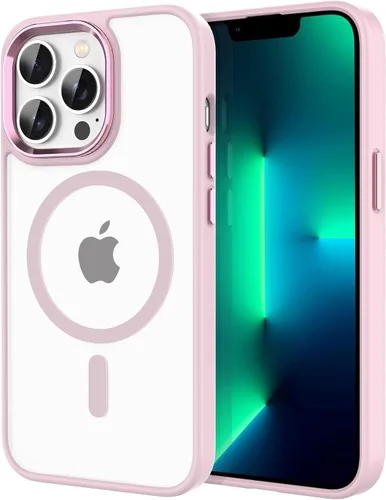 Vista 21 de CACOE Funda magnética para iPhone 12 y iPhone 12 Pro de 6.1 pulgadas - Compatible con MagSafe y soporte magnético para teléfono en el automóvil,