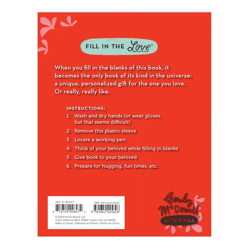 Vista 3 de Em & Friends About You Fill in the Love Book