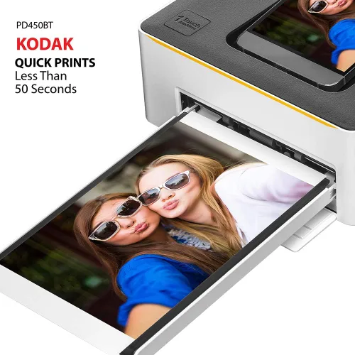 Vista 8 de Kodak Dock Premium - Impresora fotográfica instantánea portátil para fotos de 4x6 pulgadas, fotos en color, tecnología 4 Pass y proceso