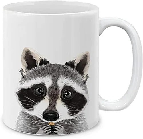 Vista 8 de MUGBREW Taza de té de cerámica linda de alpaca de 11 oz