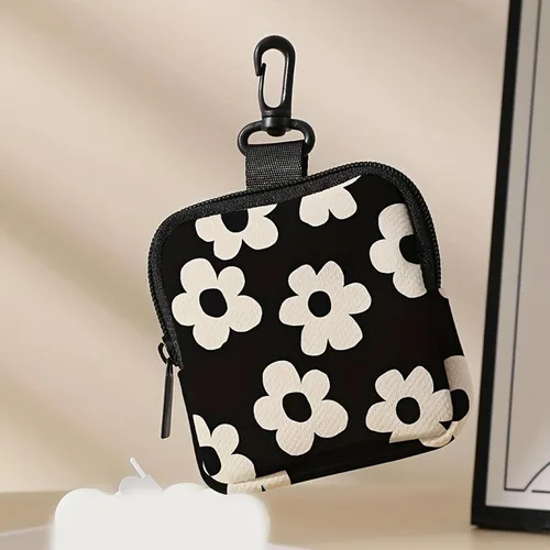 Vista 2 de Reusable Storage Pouches Data Cable Bags For Sanitary Products Electronics Accessories Portable Organizers Cable Organizers Storage Bag