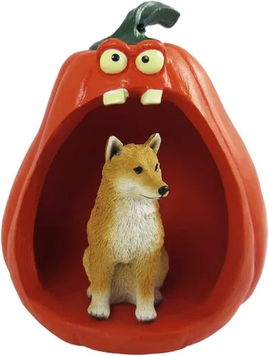 Vista 97 de Conversation Concepts Figura de Corgi galés de Halloween y calabaza Welsh Corgi Pembroke