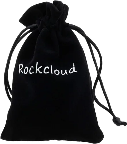 Vista 5 de Rockcloud Piedra de preocupación, piedras de palma de pulgar para la ansiedad, cristal curativo, forma de gota de agua, piedras mixtas