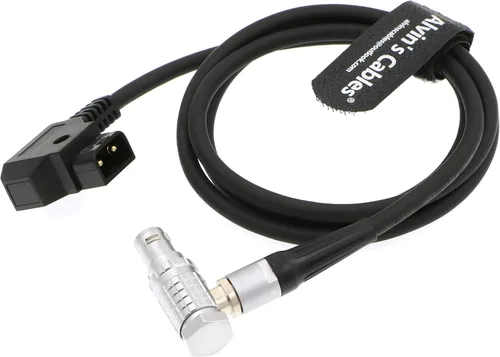 Vista 4 de Alvin's Cables RED Komodo-X Cable de alimentación para RED DSMC2 Epic Scarlet D-Tap a 6 pines hembra ángulo recto cable para DJI Ronin 4D 1M/39.4
