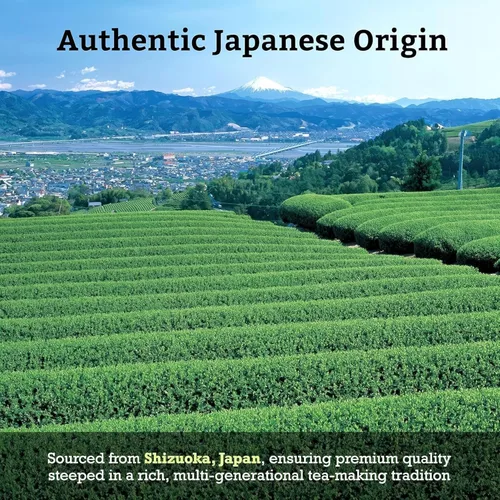 Vista 6 de SUGIMOTO Té japonés Genmaicha con hoja suelta Matcha 3.5 oz 100% Hecho en Japón, Shizuoka, Té Verde Sencha con Arroz Asado y Matcha, 3.5 oz