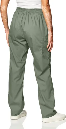 Vista 4 de Dickies - Pantalones para uniforme médico, con cintura elástica para mujer