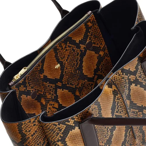 Vista 3 de RADLEY London Hillgate Place - Serpiente sintética - Bolso grande con parte superior abierta, Roble oscuro