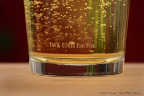 Vista 5 de The Godfather Don - Vaso de pinta grabado con texto personalizado, con licencia oficial, calidad premium, cristalería artesanal, vaso de cerveza