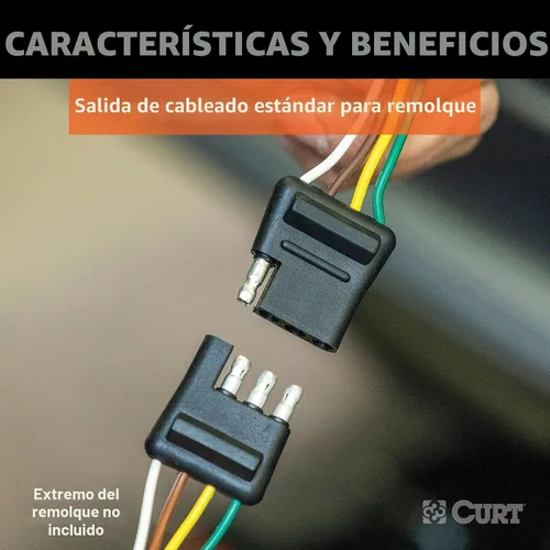 Vista 3 de Curt 55540 Custom Arnés de Cableado