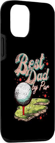 Vista 3 de iPhone 15 Best Dad By Par Golf Golfer Golfing Cute Funny Fan Gag Case