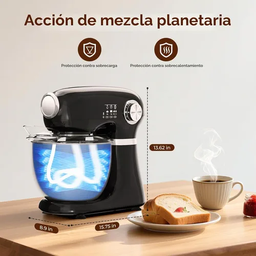 Vista 4 de Electactic Mezclador eléctrico del soporte de 5,3 cuartos con 12