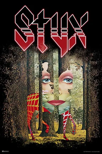 Vista 2 de Póster laminado de Styx The Grand Illusion, portada de álbum, pósteres de banda de rock clásico, mercancía de música vintage, póster de los años 70