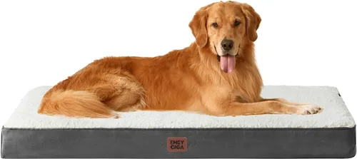 Vista 38 de EHEYCIGA Camas ortopédicas para perros, cama para perros con funda extraíble lavable, todos los tamaños de perros