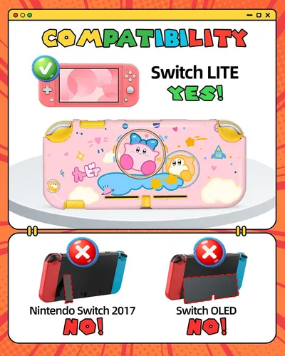 Vista 2 de Funda para Nintendo Switch Lite y funda para tarjetas de juego con soporte para 24