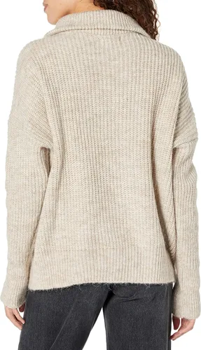 Vista 2 de Calvin Klein Mujer Everyday Talla Large - S Media cremallera cuello alto manga larga