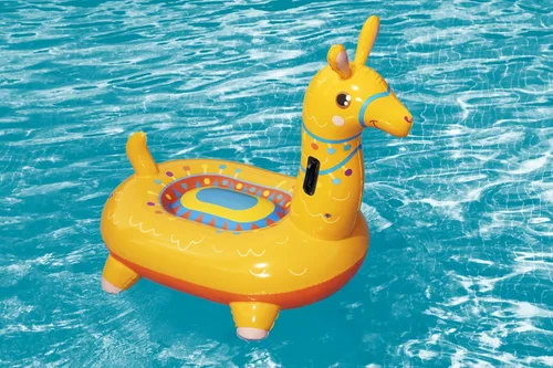 Vista 3 de Bestway H2OGO! - Flotador inflable de llama para niños (53 x 56 pulgadas) Flotador de piscina para niños y niños Ideal para mayores de 3 años