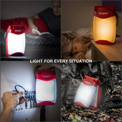 Vista 7 de Energizer Linterna LED plegable para campamento, IPX4, resistente al agua, para campamento, pesca, al aire libre, corte de energía, luces compactas