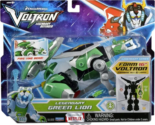 Vista 5 de Figura de acción del León Rojo de Voltron, Verde