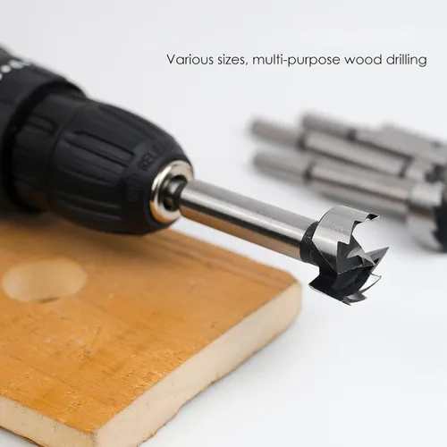 Vista 4 de BAIDETS Broca Forstner de 1 Pulgada - Broca Forstner de 1" para Madera con Mango Redondo