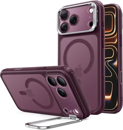 Vista 46 de ESR - Carcasa para iPhone Air con soporte flexible, para MagSafe, transparente
