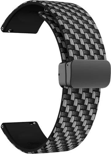 Vista 9 de CARBINOX Correa duradera de 0.866 in compatible con relojes inteligentes ajustables, ajuste seguro