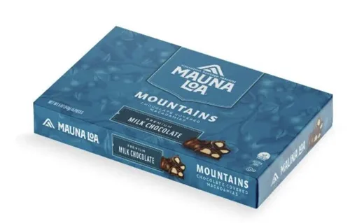 Vista 6 de Mauna Loa - Mountains - Multi pack de nueces de macadamia cubiertas de chocolate (cajas de 5 onzas).