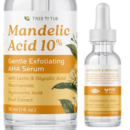 Vista 10 de Tree To Tub Retinol antienvejecimiento, vitamina C, suero de ácido hialurónico para cara y arrugas, suero facial hidratante para piel seca