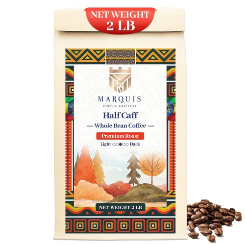Vista 14 de Marquis - Café molido Yirgacheffe etíope, tostado molido rico y audaz, tostado medio fresco con un sabor afrutado, café etíope premium, 1 libra