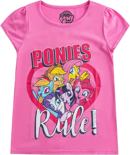 Vista 4 de My Little Pony Paquete de 3 camisetas de manga corta para niñas grandes
