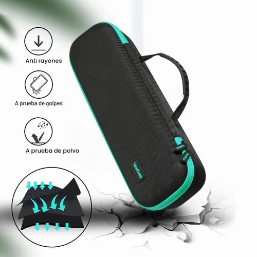 Vista 6 de Funda para Revlon One Step Volumizer Plus - Secador de pelo y estilizador, estuche de viaje duro para Revlon One Step Volumizer Plus 2.0 Cepillo