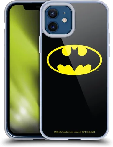 Vista 223 de Head Case Designs Funda de gel con licencia oficial de Batman DC Comics Bat Signal Logos [protección de grado militar] compatible con Apple iPhone 7